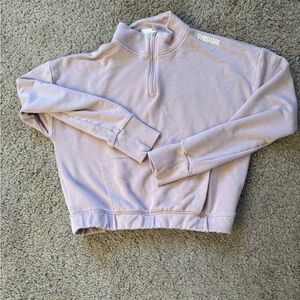 Gymshark Lavender Quarter-Zip Pullover